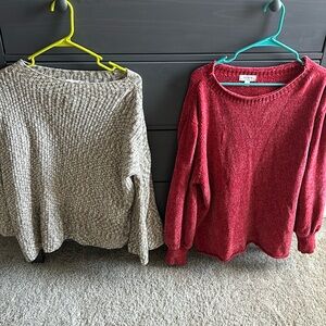 2-Pack sweaters Small and Small/Medium